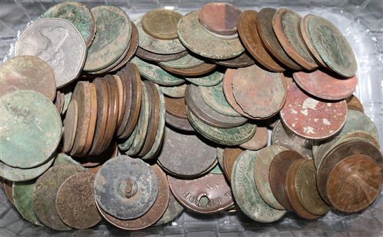 Mixed silver & copper coins